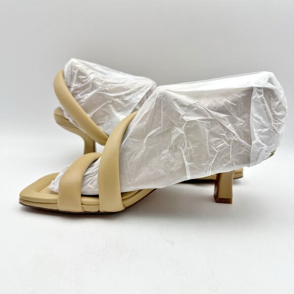 Vince Womens Coline Sandal Heel US 5.5M EU 35.5 Tan Nude Leather NIB - Picture 8 of 13